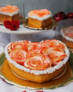 Pie de Rosas de Manzana Familiar
