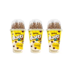 Pack (3 Yogurt Battimix Gloria Vainilla Chocolate 146 Gr)