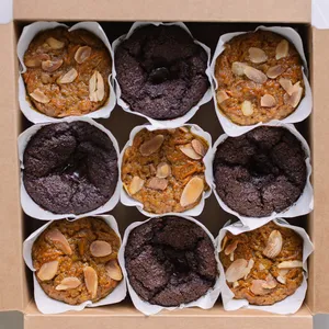 Caja 9 queques sin azúcar