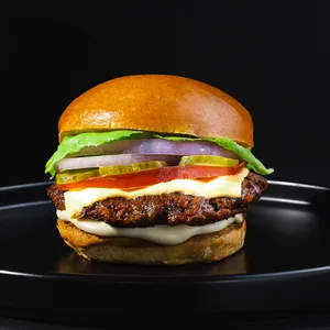 Hamburguesa Clásica Queso Sencilla