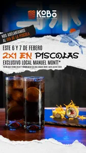 2x1 Piscolas