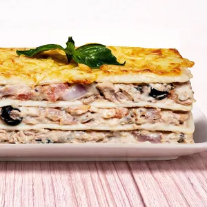 Lasagna Bechamel Pollo Champiñones