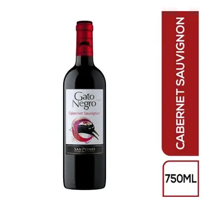 VINO SAN PEDRO GATO NEGRO CABERNET SAUVIGNON X 750 ML