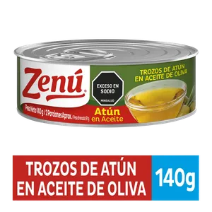 ATUN ZENU TROZOS EN ACEITE DE OLIVA 140G