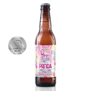 Bebida kombucha pinda frambuesa-limon-menta
