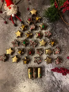 Arbol de Navidad de estrellas de Brownie