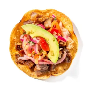 TACO CHICHARRON TOSTADA