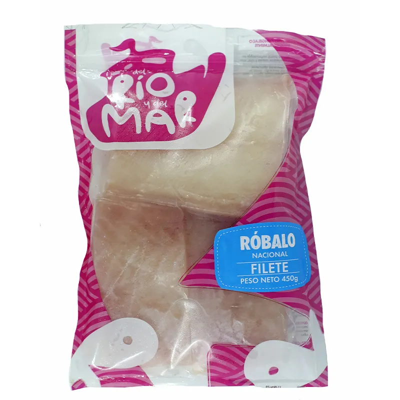 Filete de robalo del rio y del mar nacional x 450 gr
