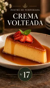 crema volteada