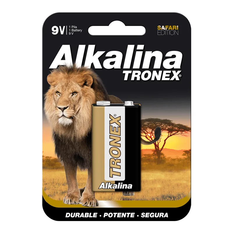 PILA ALKALINA TRONEX 9V X 1 UNS