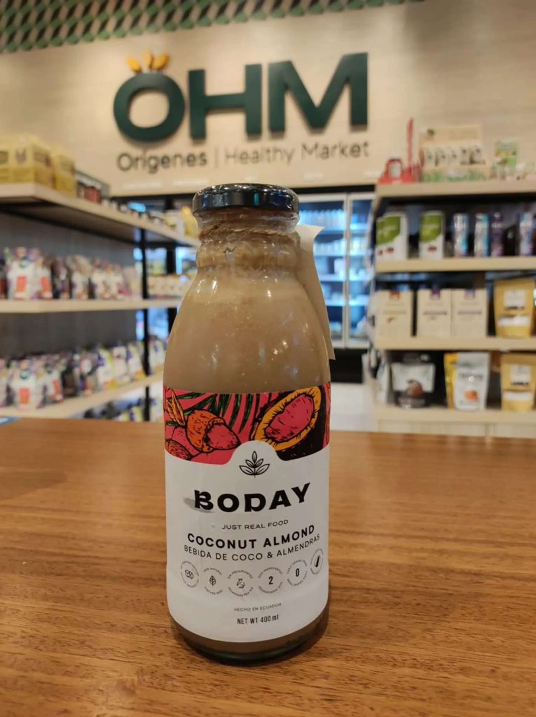 LECHE DE CHOCOLATE COCOALMENDRAS 500ML BODAY - OHM Orígenes | Tienda Online