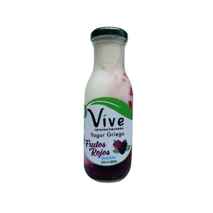 Yogurt griego vive bebible frutos rojos x 250 ml