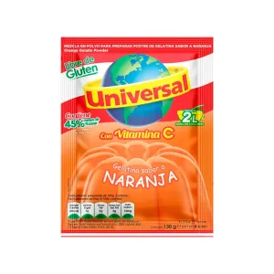 Gelatina De Naranja Universal X 130 Gr