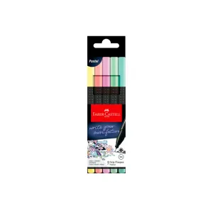 Marcadores Faber Castell Grip Finepen Pastel X 5 Und