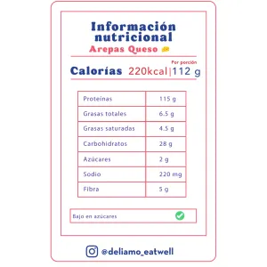 Arepas rellenas de queso mozzarella