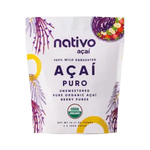 Acai Puro Nativo 4 x 100 gr
