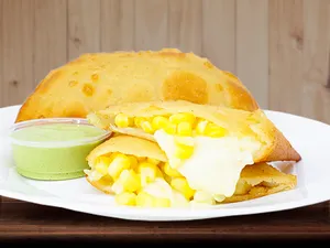 Queso llanero y maíz