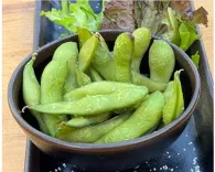 Edamame con sal de mar
