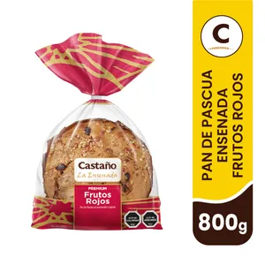 Pan de Pascua Ensenada Frutos Rojos 800g