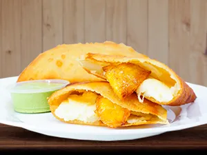 Queso llanero y plátano
