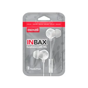 Audifonos In-Bax W/Mic Blanco 1 Und