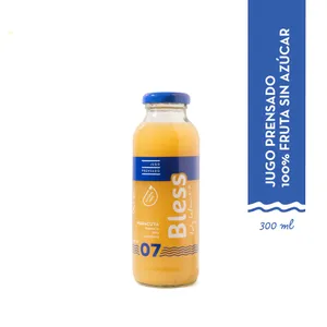 Jugo Bless 07: Maracuyá, naranja, piña y manzana