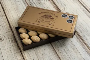 Caja bombon nuez blanca