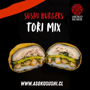 Sushi Burger Tori Mix