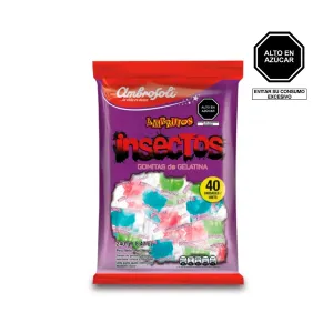 Gomitas Ambrujos Insectos X 240 Gr