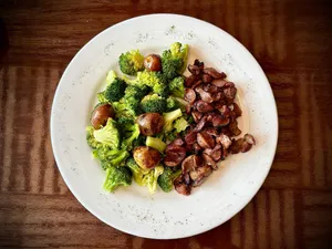 Mollejitas a la Mediterránea