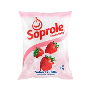 Yoghurt bolsa sabores, 1 lt
