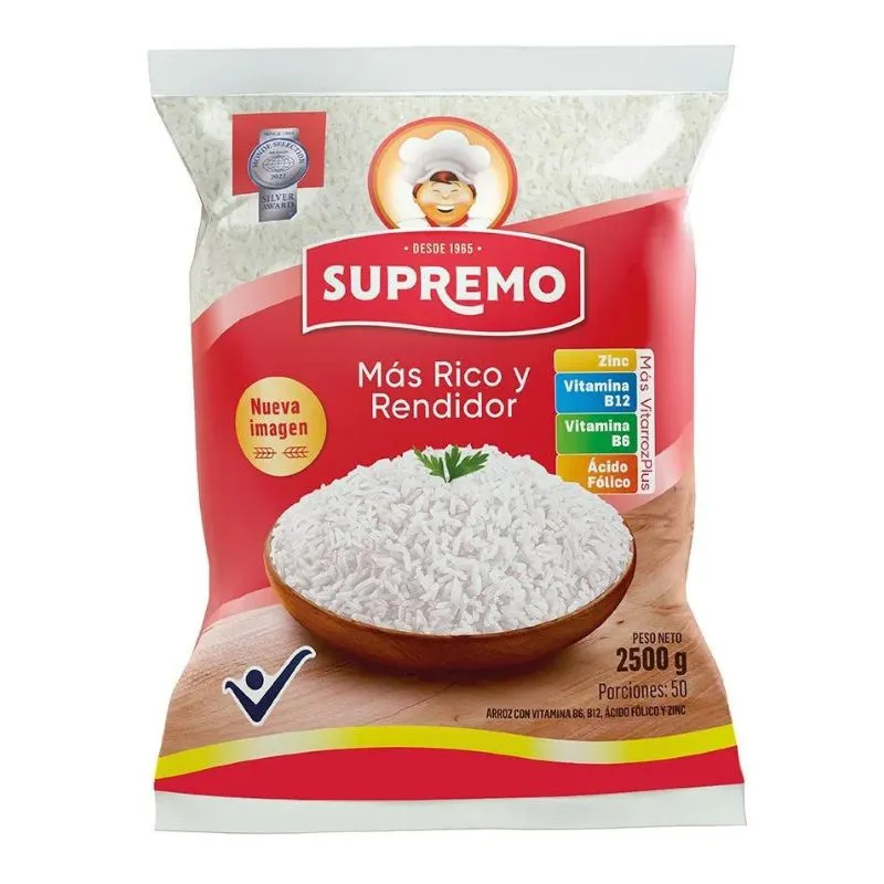 ARROZ SUPREMO X 2500 GRS ARROZ SUPREMO X 2500 GRS