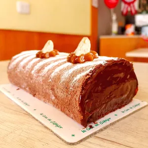 Pionono sabor a chocolate chico