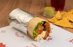 Burro Bravo de chili con carne
