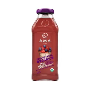 Botella jugo manzana ciruela AMA 300ml