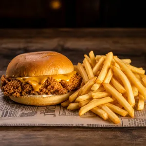 Chicken Cheese y Papas