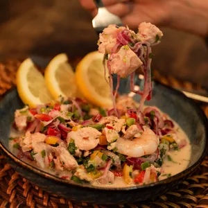 Ceviche salmón