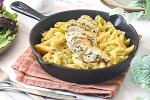 Penne Sin Gluten Con Pollo Cremoso