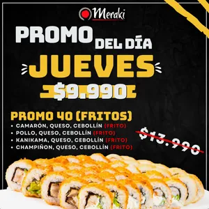 PROMO JUEVES 40 TODA FRITA