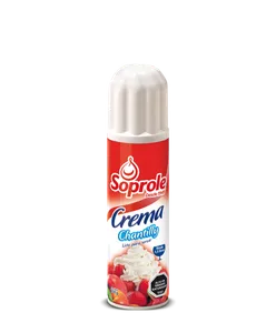 Crema chantilly spray Soprole, 250 gr
