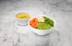Chirashi Sake + Miso soup
