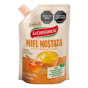 MIEL MOSTAZA  LA CONSTANCIA X 190 GRS