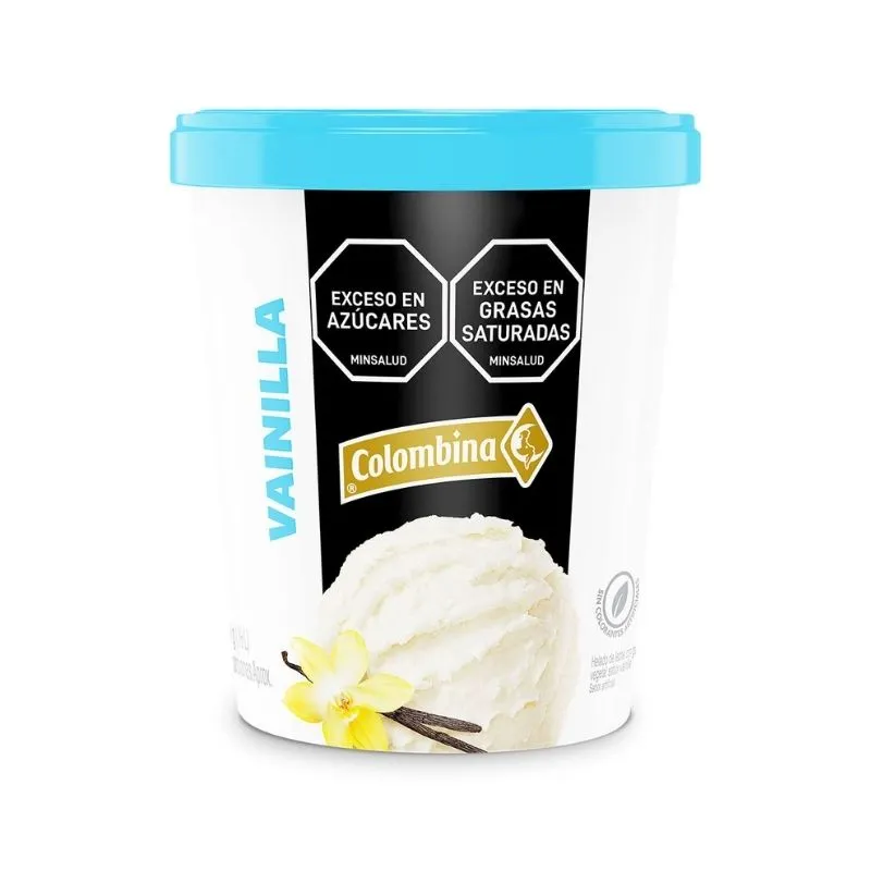 Helado colombina vainilla x 600 grs 1 L Helado colombina vainilla x 600 grs 1 L