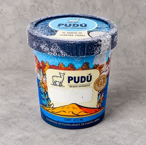 Helado Pudu cookies and cream