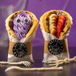 Sweet Halloween: 2 Waffles Dulces