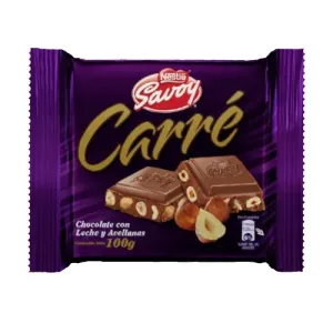 Chocolate Carré Savoy 100g