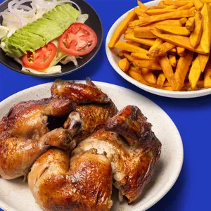 1 Pollo + Camote Frito + Ensalada Fresca