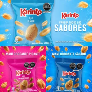 Maní Karinto Clásico Sal x 100 g