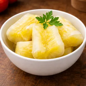 Porción de yuca sancochada