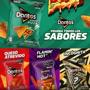 Tortilla Chips Doritos Pizza x 170 g
